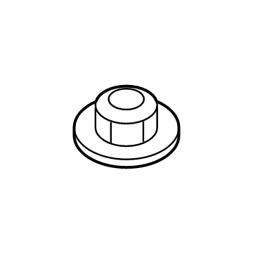 Chevy 11546454 License Lamp Assembly Nut