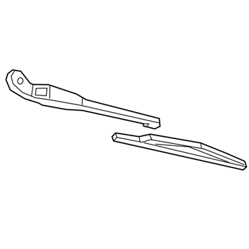 84986947 GM Wiper Arm Assembly, Rear Illustration 1 of 1