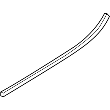 GM 42469791 Belt Molding, Rear Driver Side 42469791 GM Belt Molding, Rear Driver Side Illustration 1 of 1