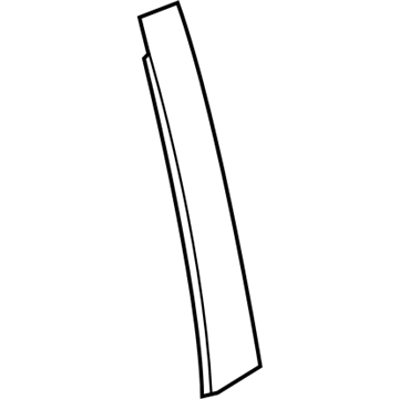 GM 42438502 Applique, Rear Passenger Side 42438502 GM Applique, Rear Passenger Side Illustration 1 of 1