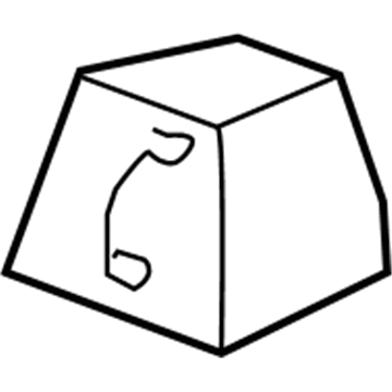 GM 20844022 Reservoir 20844022 GM Reservoir Illustration 1 of 1