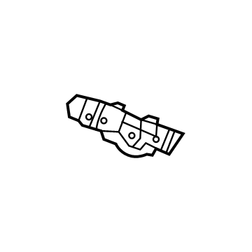 GM 22986140 Side Retainer, Driver Side 22986140 GM Side Retainer, Driver Side Illustration 1 of 1
