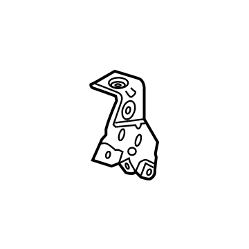 GM 22929754 Front Bracket, Driver Side 22929754 GM Front Bracket, Driver Side Illustration 1 of 1