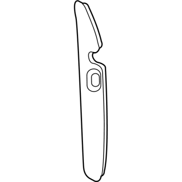 GM 20803993 Rear Insulator, Lower Driver Side 20803993 GM Rear Insulator, Lower Driver Side Illustration 1 of 1