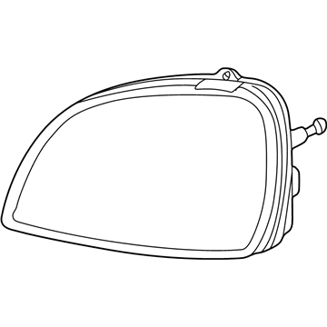 Cadillac DeVille Headlight - 19245434