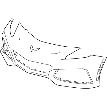 Chevy Corvette Bumper Cover - 84449064