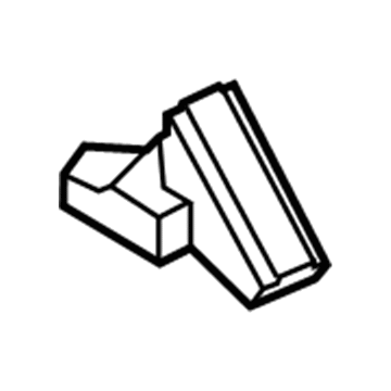 GM 23187170 Air Deflector, Driver Side 23187170 GM Air Deflector, Driver Side Illustration 1 of 1