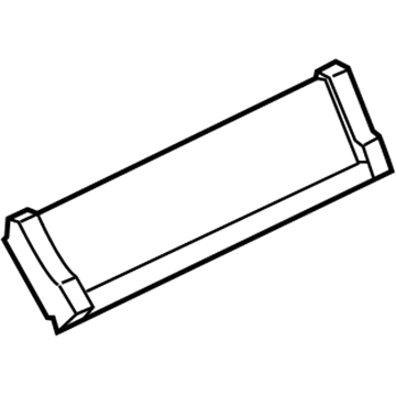 GM 23187172 Air Deflector 23187172 GM Air Deflector Illustration 1 of 1