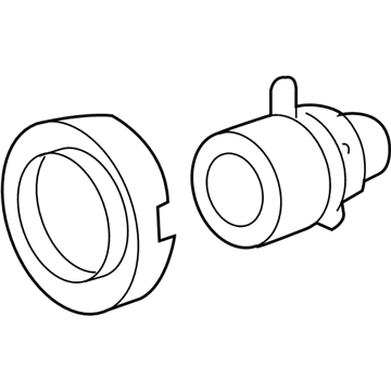 GM 15162675 Fog Lamp Assembly, Front 15162675 GM Fog Lamp Assembly, Front Illustration 1 of 1