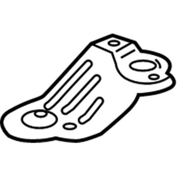 GM 15923874 Rear Reinforcement, Driver Side 15923874 GM Rear Reinforcement, Driver Side Illustration 1 of 1
