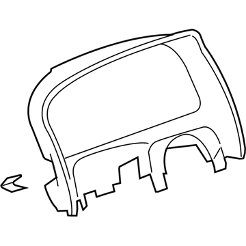 Saturn Steering Column Cover - 25896311