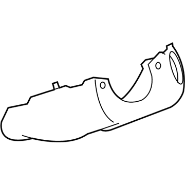 GM 96827202 Lower Column Cover 96827202 GM Lower Column Cover Illustration 1 of 1