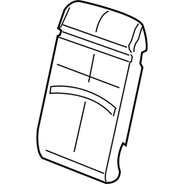 Buick 12456987 Seat Back Pad