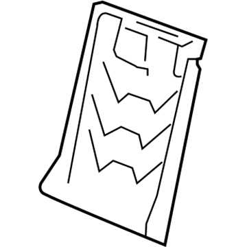 Buick 12457050 Seat Back Panel