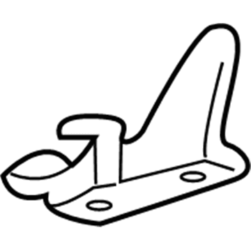 GM 25980839 Lower Hinge, Driver Side 25980839 GM Lower Hinge, Driver Side Illustration 1 of 1