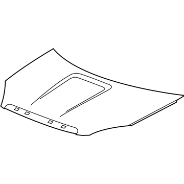 GM 19354890 Hood 19354890 GM Hood Illustration 1 of 1