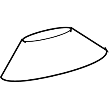 15866358 GM Heat Shield Illustration 1 of 1