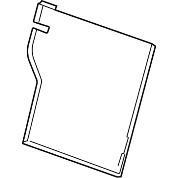84378969 GM Seat Back Panel, Jet Black Illustration 1 of 1