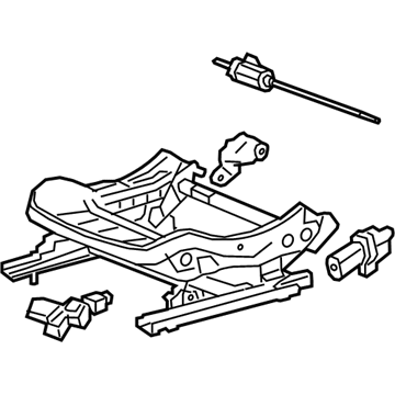 GM 84219569 Cushion Frame, Front 84219569 GM Cushion Frame, Front Illustration 1 of 1