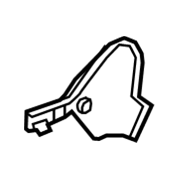 GM 84376357 Inner Finish Panel, Beige, Front 84376357 GM Inner Finish Panel, Beige, Front Illustration 1 of 1