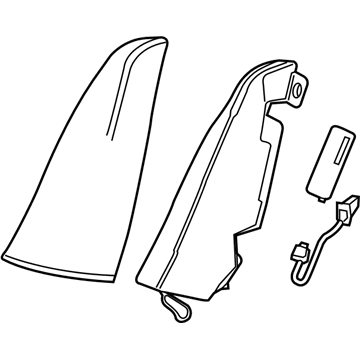 GM 39155950 Bolster, Beige, Rear 39155950 GM Bolster, Beige, Rear Illustration 1 of 1