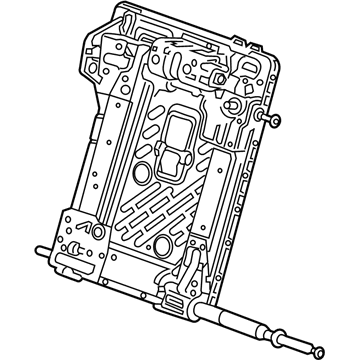 GM 13513497 Seat Back Frame, Rear 13513497 GM Seat Back Frame, Rear Illustration 1 of 1