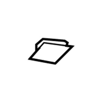 GM 10388282 Windshield Pillar Trim Cap, Gray, Passenger Side 10388282 GM Windshield Pillar Trim Cap, Gray, Passenger Side Illustration 1 of 1