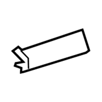 GM 22788053 Filler Cover, Black 22788053 GM Filler Cover, Black Illustration 1 of 1