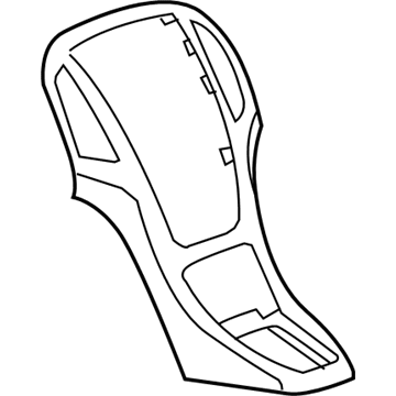 84007670 GM Center Bezel, Bronze Illustration 1 of 1