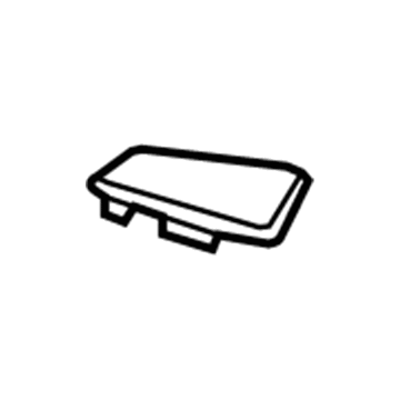 GM 22764049 Speaker Grille, Black, Passenger Side 22764049 GM Speaker Grille, Black, Passenger Side Illustration 1 of 1