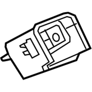 23338735 GM Compartment, Black, Center Illustration 1 of 1
