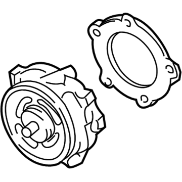 Chevy 12371989 Water Pump