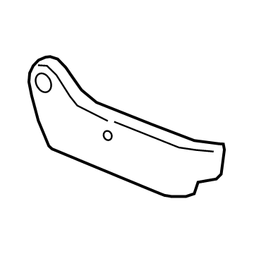 84468081 GM Outer Finish Panel, Front Passenger Side Illustration 1 of 1