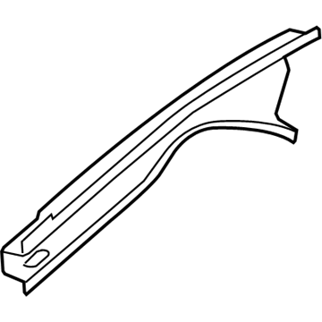 GM 20895358 Upper Rail, Front Driver Side 20895358 GM Upper Rail, Front Driver Side Illustration 1 of 1