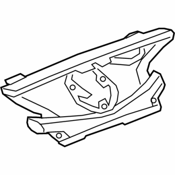 GM 23393838 Defroster Nozzle 23393838 GM Defroster Nozzle Illustration 1 of 1