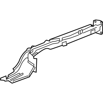 85133963 GM Rear Rail, Driver Side Illustration 1 of 1