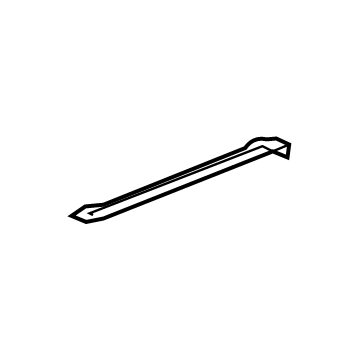 22975442 GM Rear Rail Upper Reinforcement, Driver Side Illustration 1 of 1
