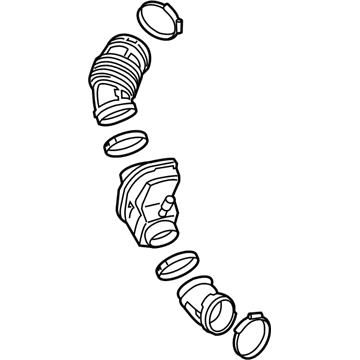 GM 23499764 Outlet Duct 23499764 GM Outlet Duct Illustration 1 of 1