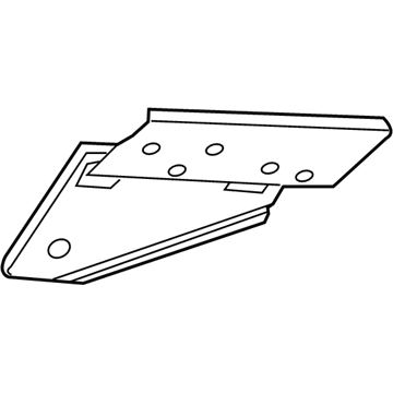 GM 23103876 Amplifier Bracket 23103876 GM Amplifier Bracket Illustration 1 of 1