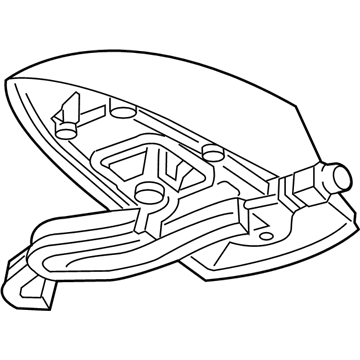 23346110 GM Gps Antenna, Black Illustration 1 of 1
