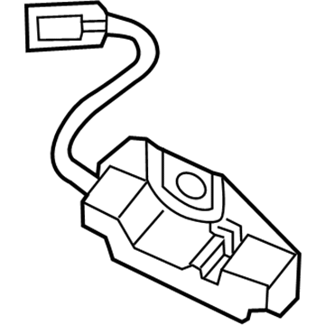 84470407 GM Antenna Cable, Driver Side Illustration 1 of 1