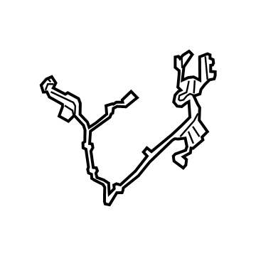 84565927 GM Harness, Rear Passenger Side Illustration 1 of 1