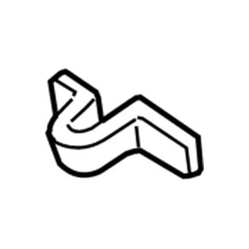 GM 22592859 Rail End Reinforcement, Rear 22592859 GM Rail End Reinforcement, Rear Illustration 1 of 1