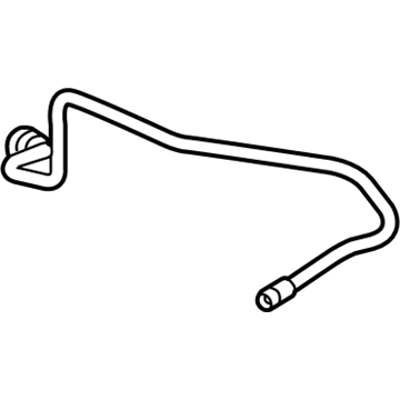 GM 84302076 Inlet Pipe 84302076 GM Inlet Pipe Illustration 1 of 1
