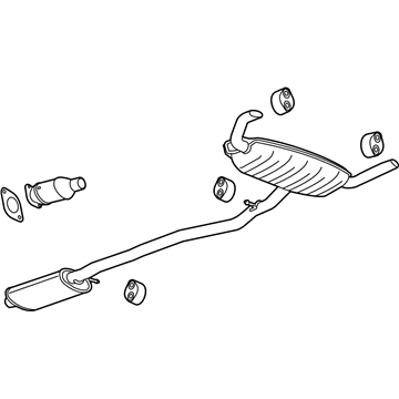 Cadillac 20903191 Muffler & Pipe