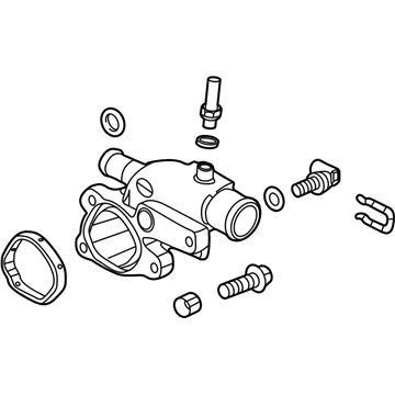 55573356 GM Water Outlet Illustration 1 of 1