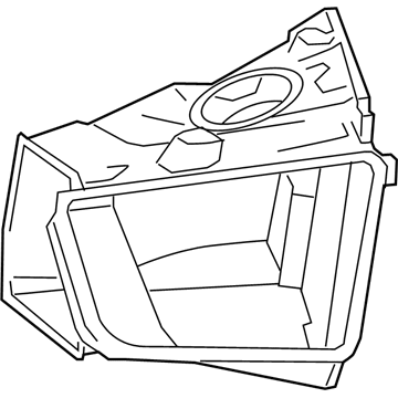 GM 84155848 Duct, Front Driver Side 84155848 GM Duct, Front Driver Side Illustration 1 of 1