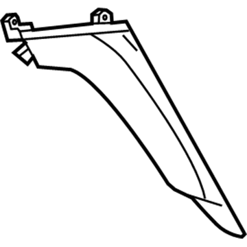 20756042 GM Trim Cover, Driver Side Illustration 1 of 1
