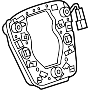 13276833 GM Horn Contact Illustration 1 of 1