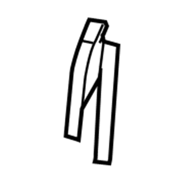 GM 88935023 Latch Cover, Front Center Upper 88935023 GM Latch Cover, Front Center Upper Illustration 1 of 1